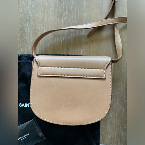 YSL Yves Saint Laurent Kaia Bag Small in Tan - Picture 5 of 6